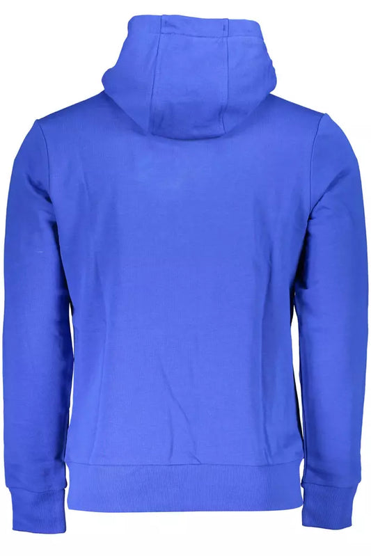 La Martina Chic Blue Embroidered Hooded Sweatshirt $264.00 La Martina Luzworld