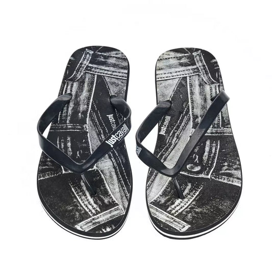 Just Cavalli Black EVA Men Sandal $128.00 Just Cavalli Luzworld