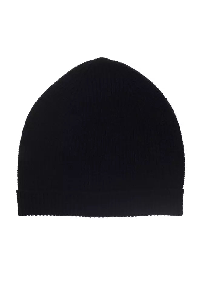 Alpha Studio Blue Merino Wool Men's Cap $148.00 Alpha Studio Luzworld