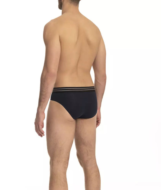 Cavalli Class Blue Cotton Men's Underwear Tri-Pack $118.00 Cavalli Class Luzworld