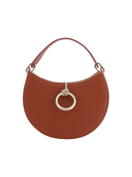 Chloé Sepia Brown Small Arlène Leather Shoulder Bag $3004.00 Chloé Luzworld