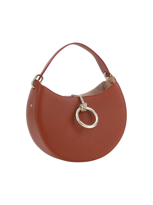 Chloé Sepia Brown Small Arlène Leather Shoulder Bag $3004.00 Chloé Luzworld