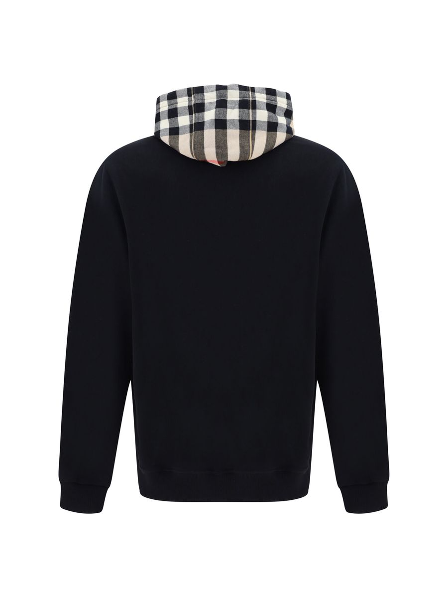 Burberry Elegant Oversize Black Samuel Hoodie $1625.00 Burberry Luzworld