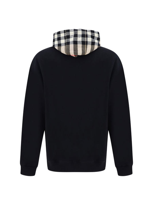 Burberry Elegant Oversize Black Samuel Hoodie $1625.00 Burberry Luzworld