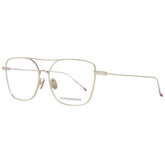 Scotch & Soda Gold Women Glasses Frame $496.00 Scotch & Soda Luzworld