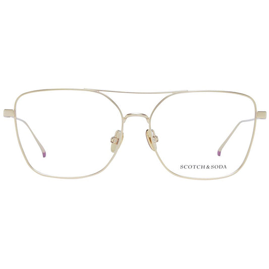 Scotch & Soda Gold Women Glasses Frame $496.00 Scotch & Soda Luzworld