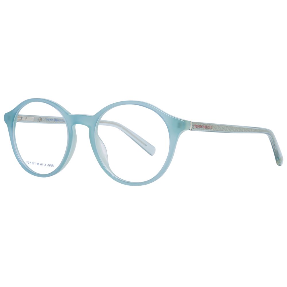 Tommy Hilfiger Blue Women Glasses Frame $234.00 Tommy Hilfiger Luzworld