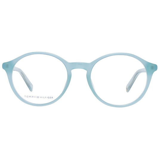 Tommy Hilfiger Blue Women Glasses Frame $234.00 Tommy Hilfiger Luzworld