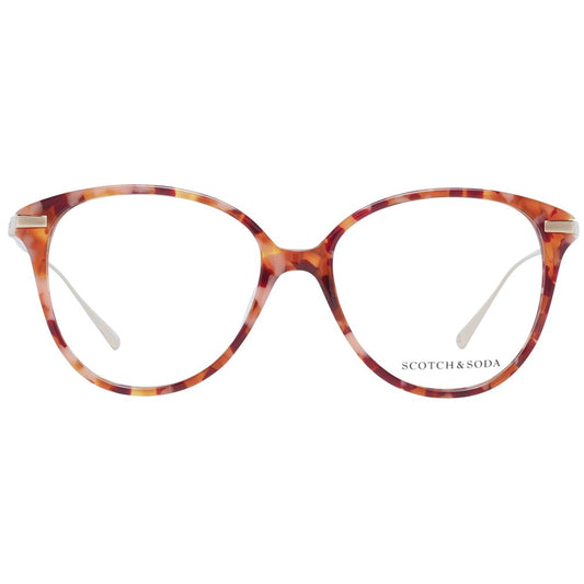 Scotch & Soda Orange Women Glasses Frame $441.00 Scotch & Soda Luzworld