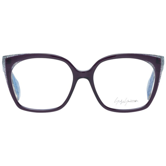 Yohji Yamamoto Purple Women Glasses Frame $738.00 Yohji Yamamoto Luzworld