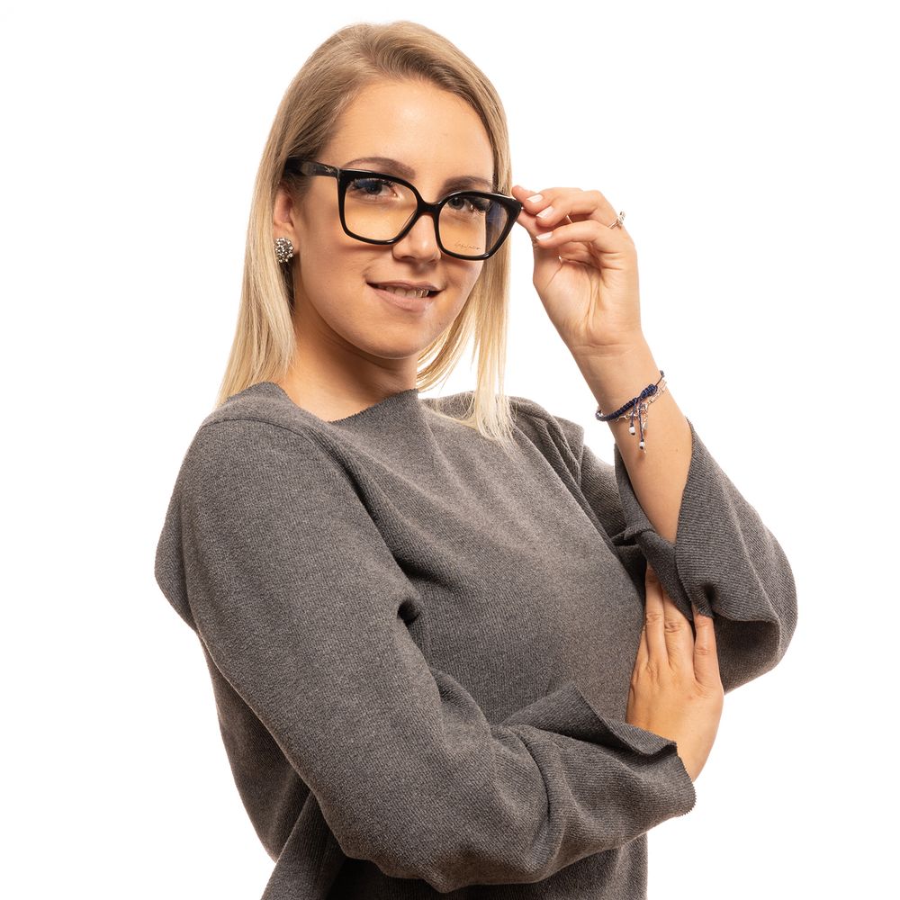 Yohji Yamamoto Black Women Glasses Frame $738.00 Yohji Yamamoto Luzworld