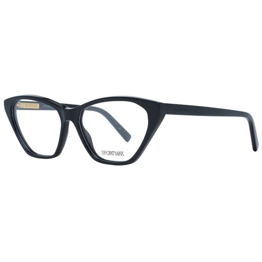 Sportmax Black Women Glasses Frame $508.00 Sportmax Luzworld