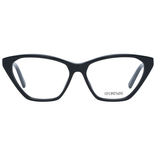 Sportmax Black Women Glasses Frame $508.00 Sportmax Luzworld