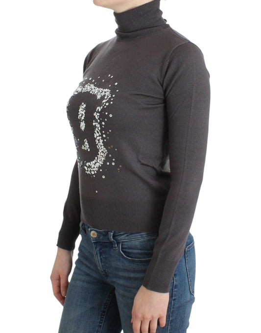 John Galliano Brown turtleneck cotton sweater $610.00 John Galliano Luzworld