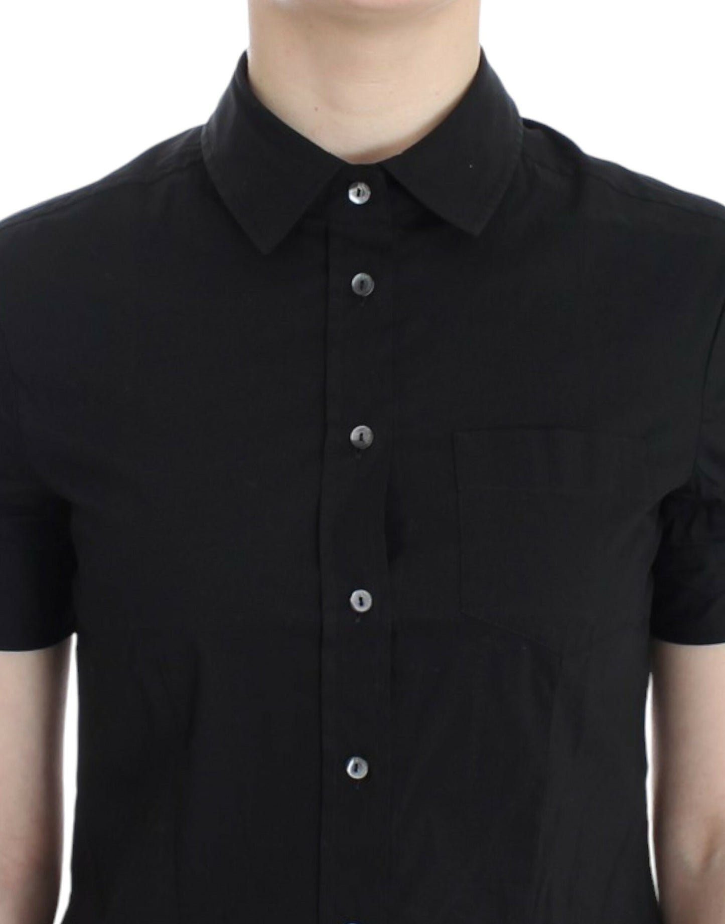 John Galliano Black cotton shirt top $584.00 John Galliano Luzworld