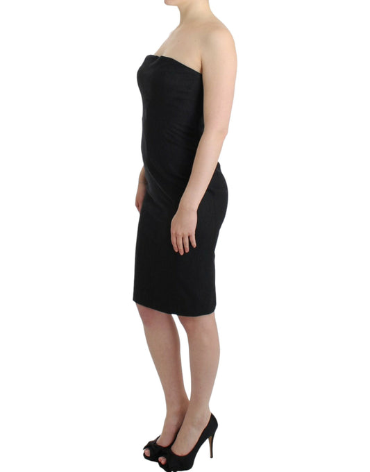 Cavalli Gray strapless dress $893.00 Cavalli Luzworld