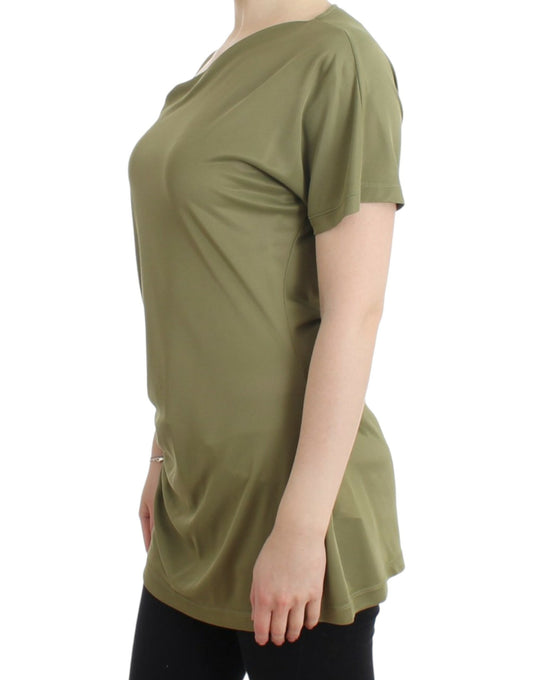 Cavalli Green blouse top $590.00 Cavalli Luzworld