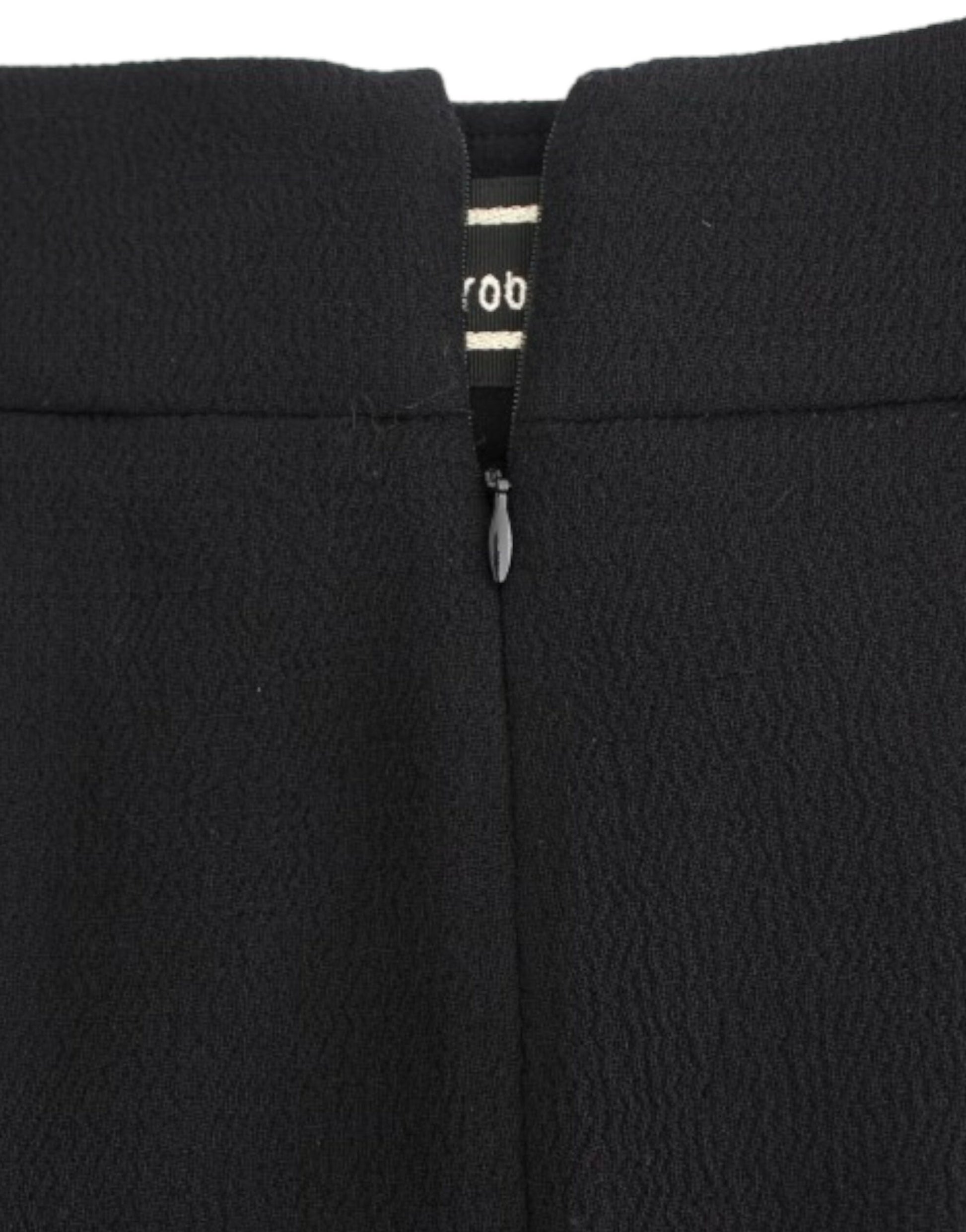 Cavalli Black wool pencil skirt $595.00 Cavalli Luzworld