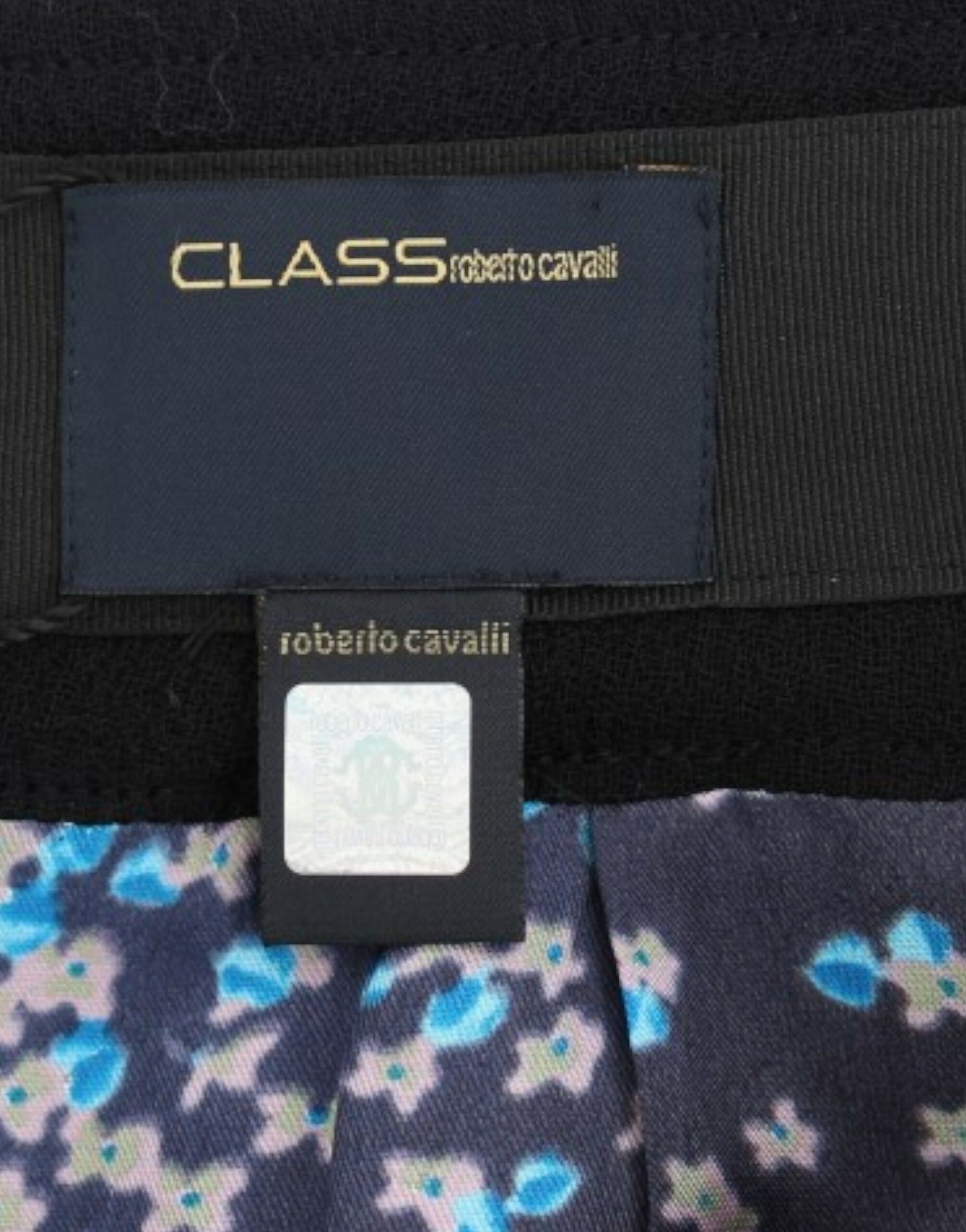 Cavalli Black wool pencil skirt $595.00 Cavalli Luzworld
