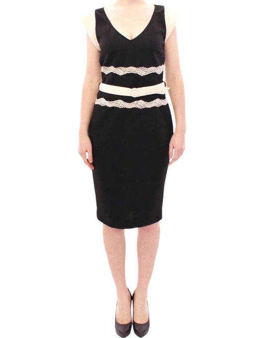 Cavalli Black lace sheath dress $1464.00 Cavalli Luzworld