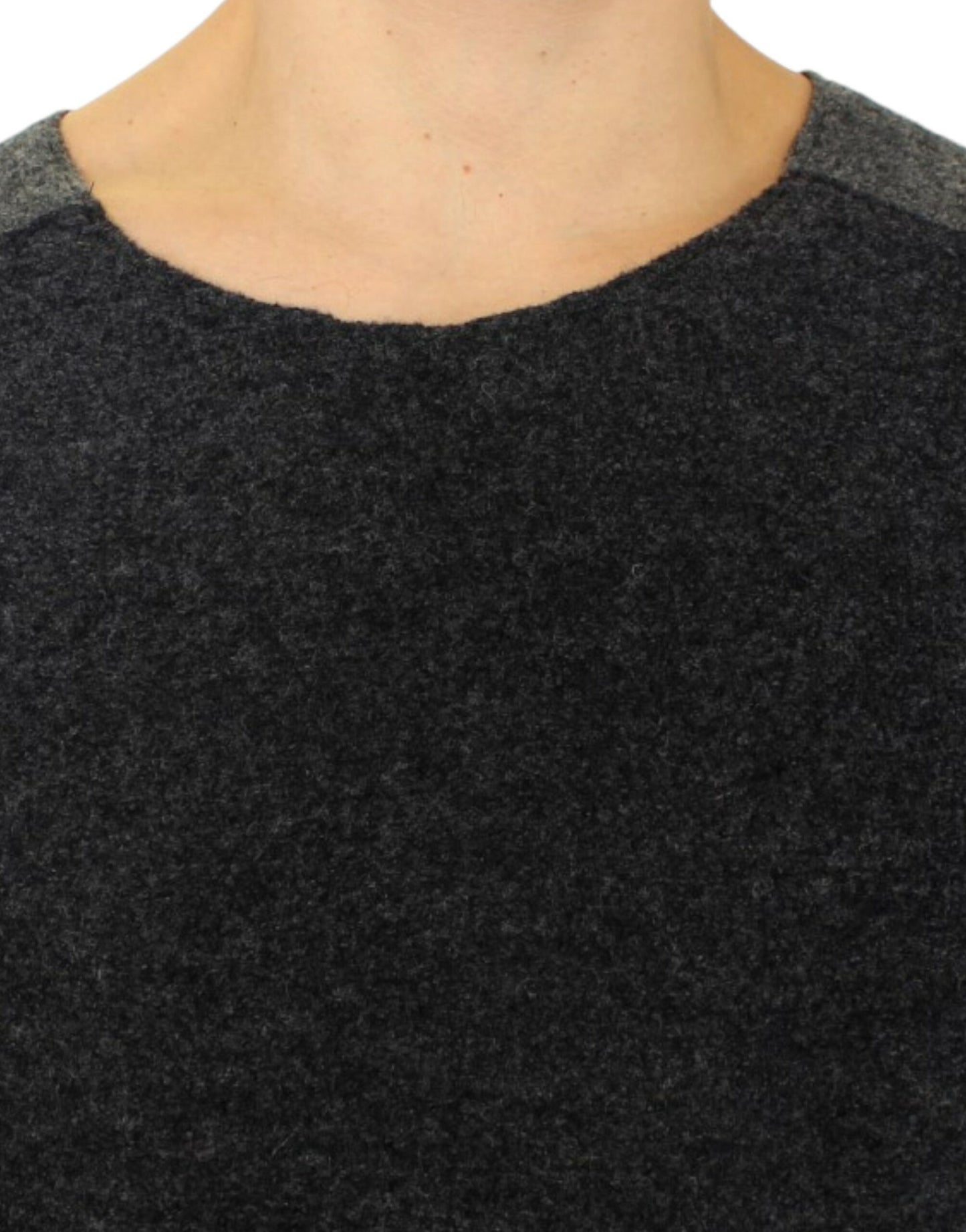 Costume National Gray wool crewneck sweater $725.00 Costume National Luzworld