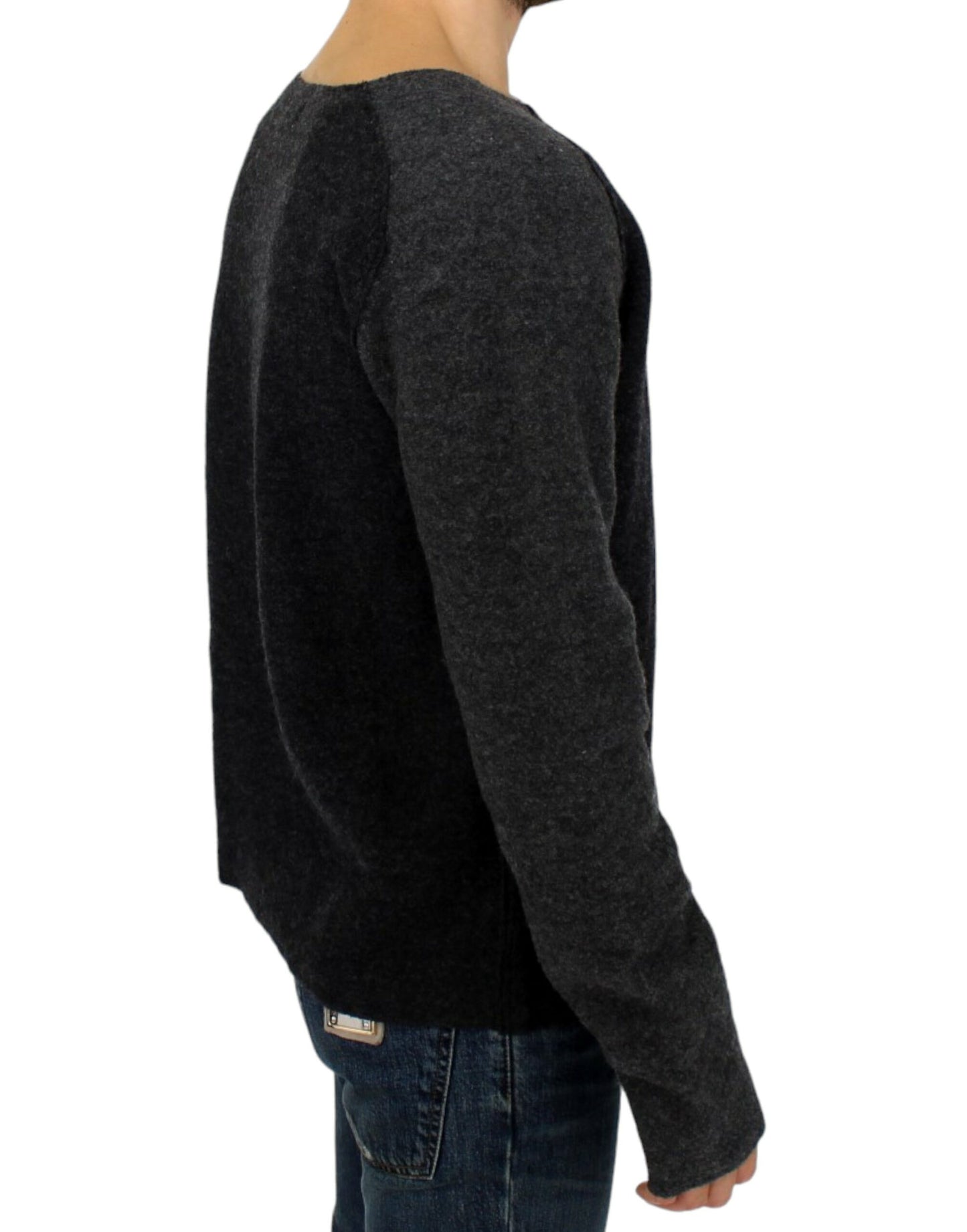 Costume National Gray wool crewneck sweater $725.00 Costume National Luzworld