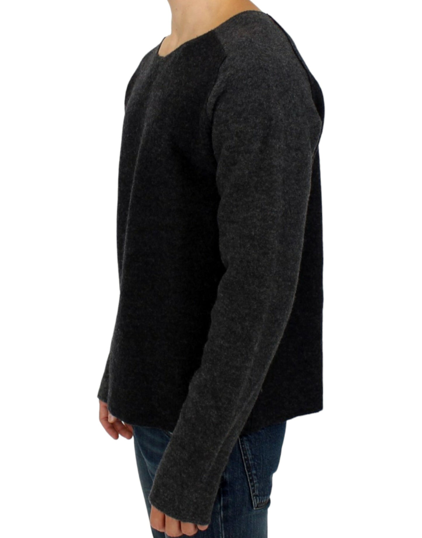 Costume National Gray wool crewneck sweater $725.00 Costume National Luzworld