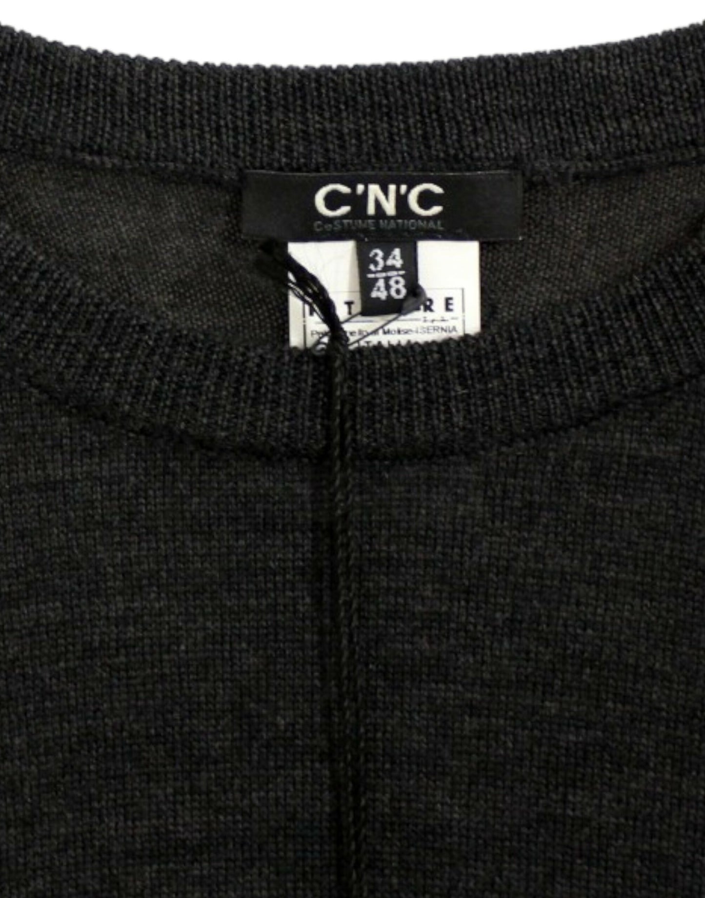 Costume National Gray crewneck pullover sweater $740.00 Costume National Luzworld