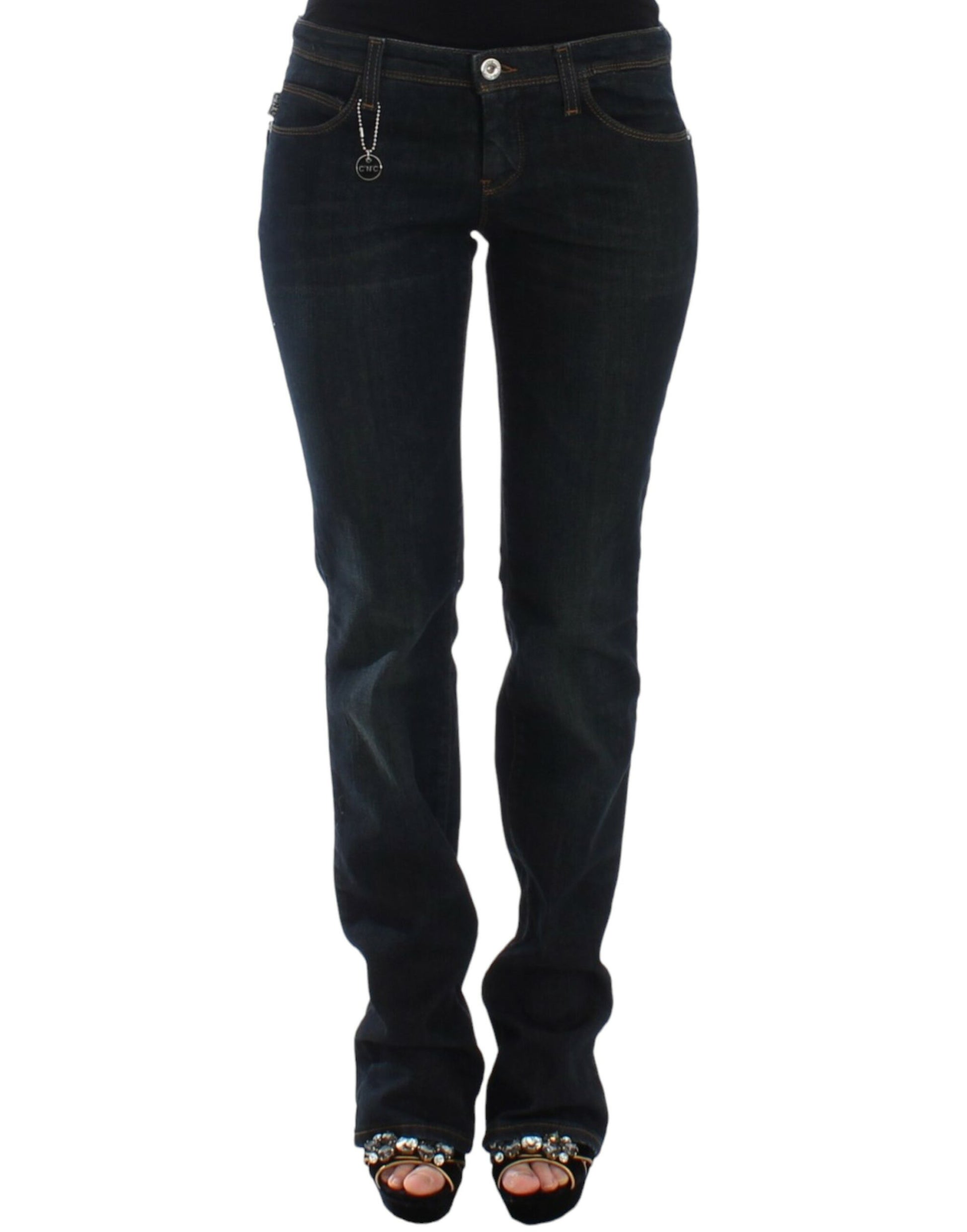 Costume National Blue Slim Fit Jeans $473.00 Costume National Luzworld