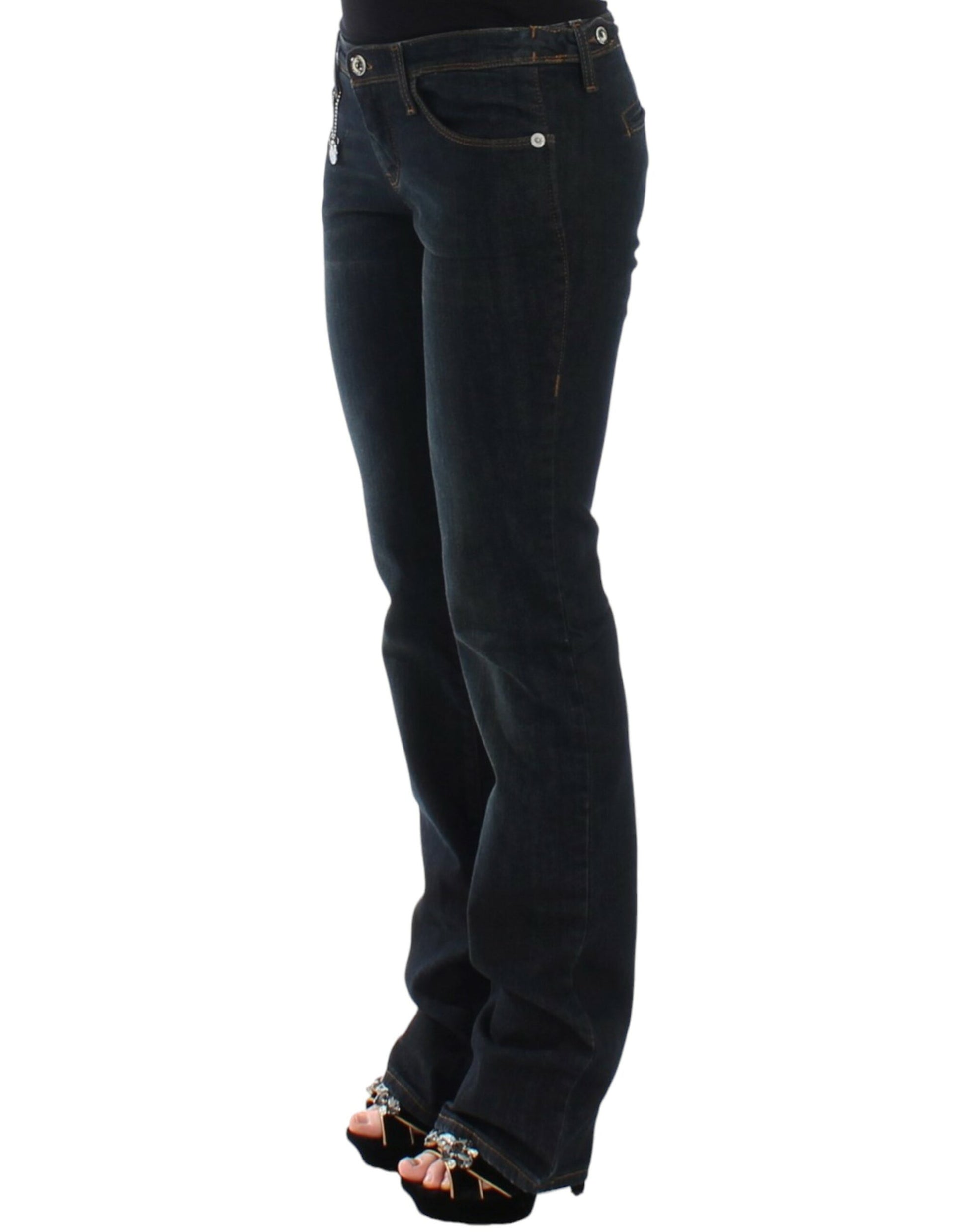 Costume National Blue Slim Fit Jeans $473.00 Costume National Luzworld