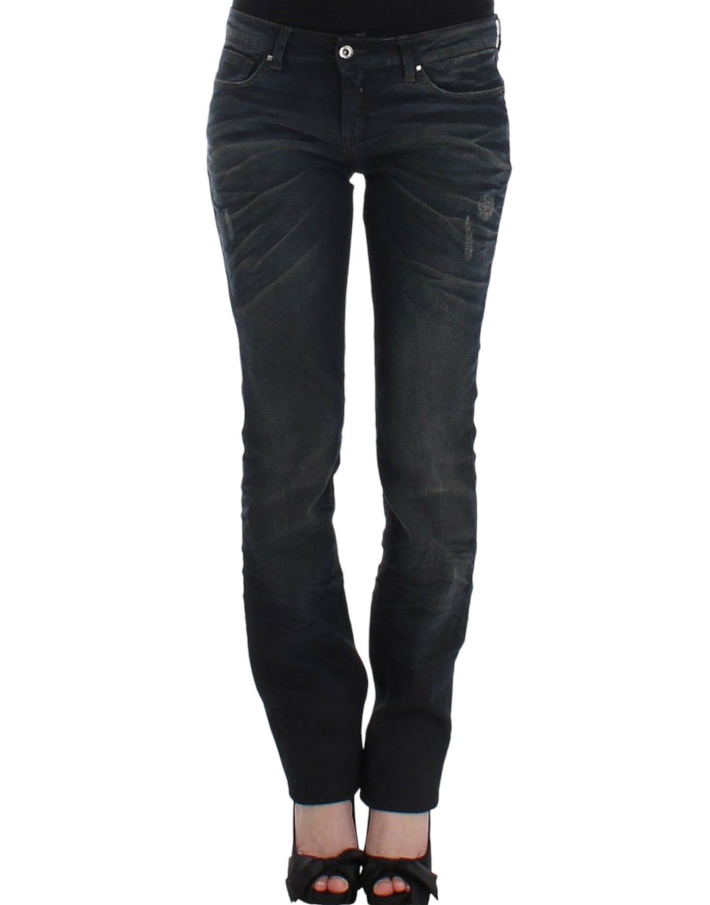 Costume National Blue skinnny leg jeans $555.00 Costume National Luzworld