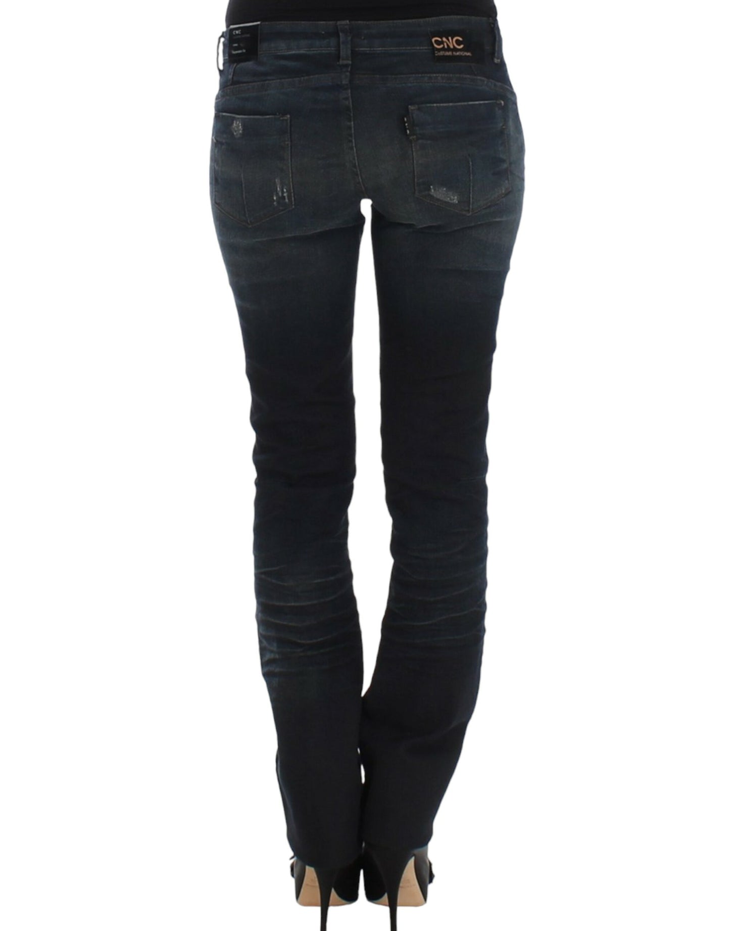 Costume National Blue skinnny leg jeans $555.00 Costume National Luzworld