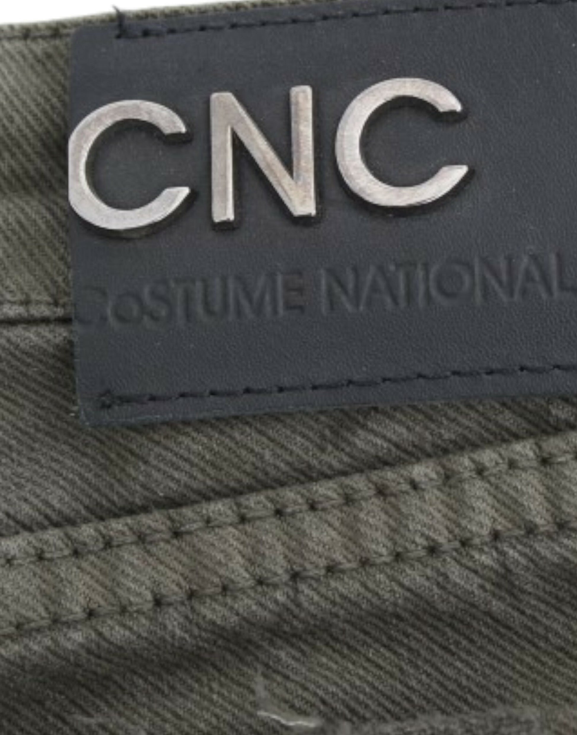 Costume National Green slim leg jeans $552.00 Costume National Luzworld