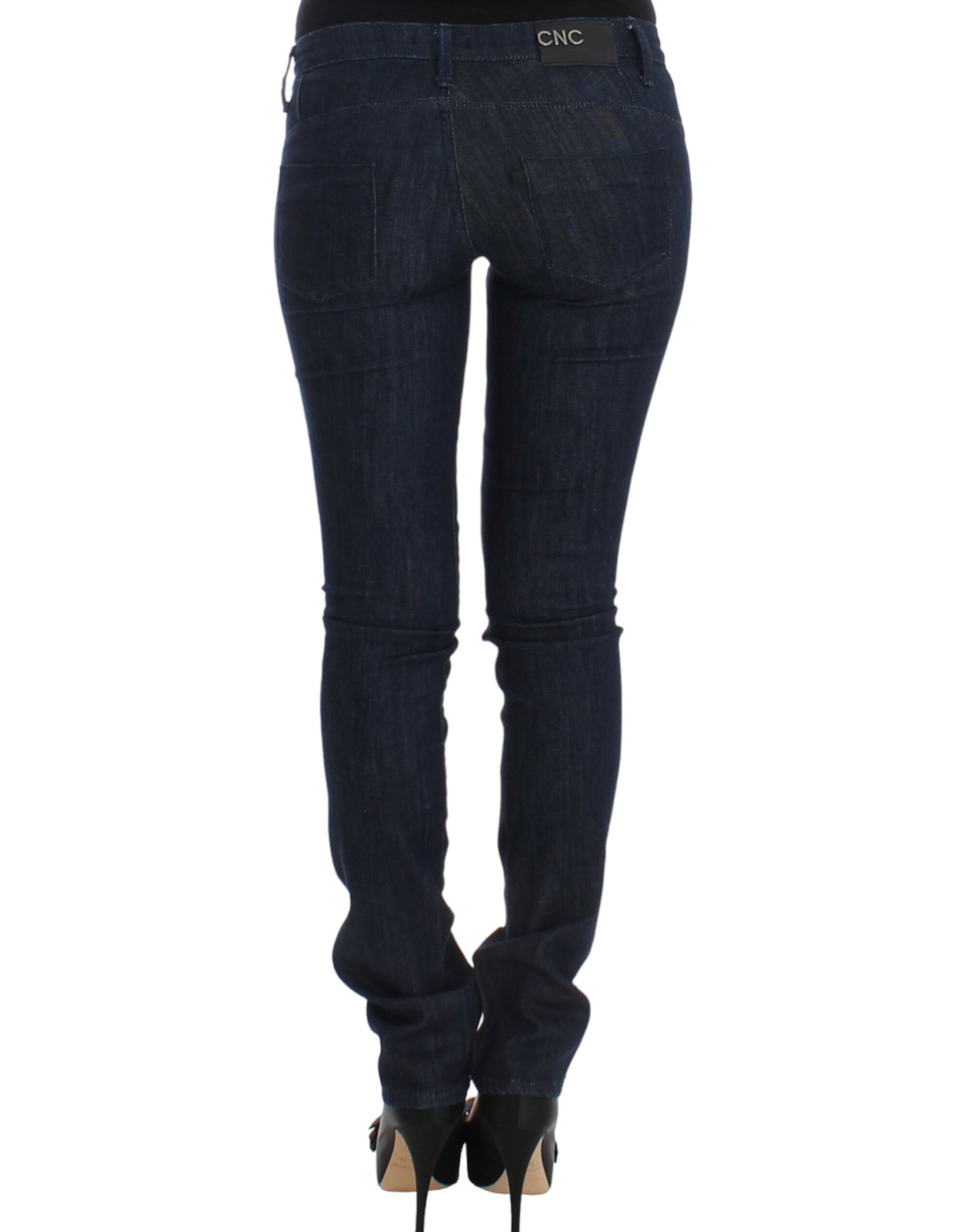 Costume National Blue skinny leg jeans $552.00 Costume National Luzworld