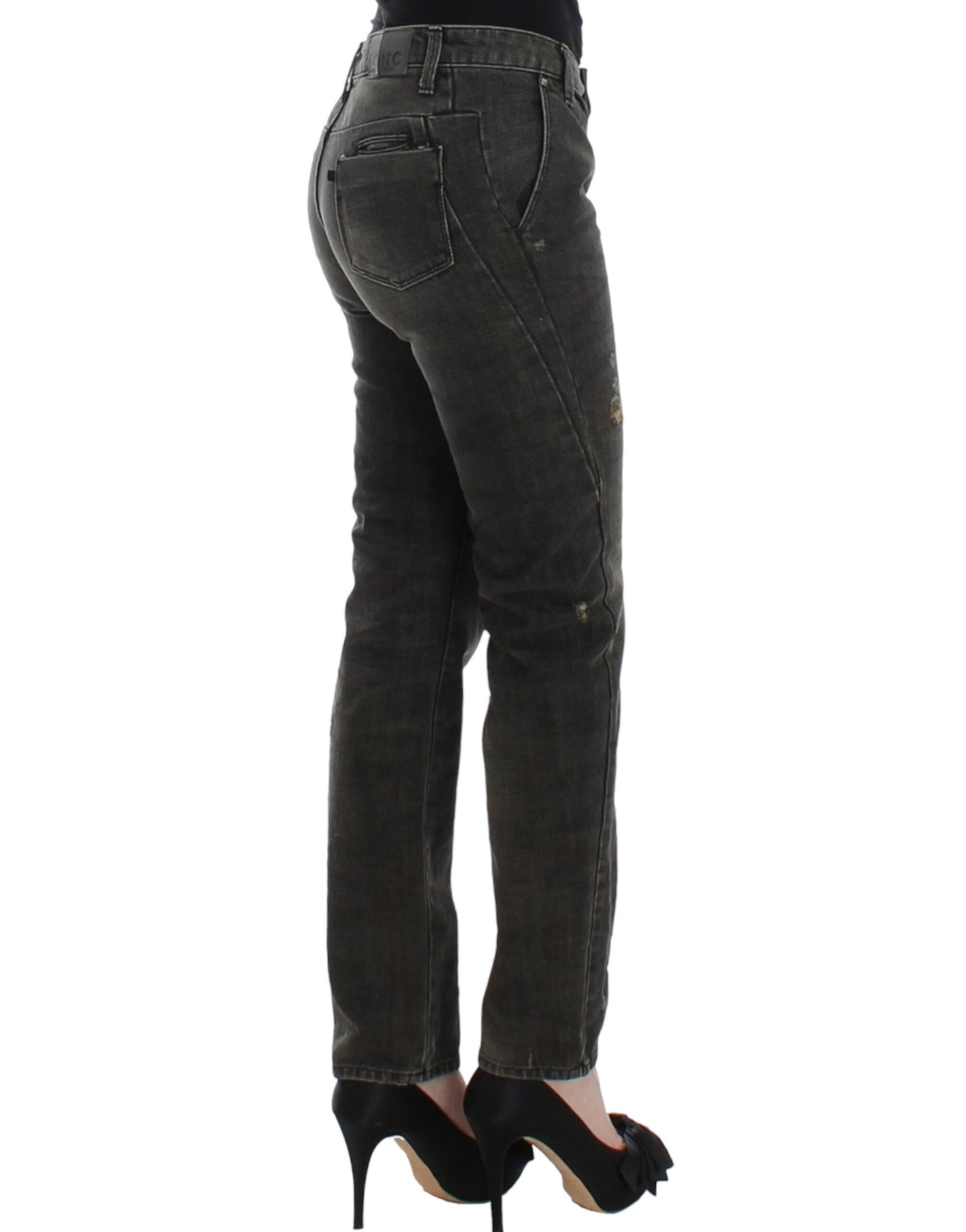 Costume National Gray distressed jeans $552.00 Costume National Luzworld