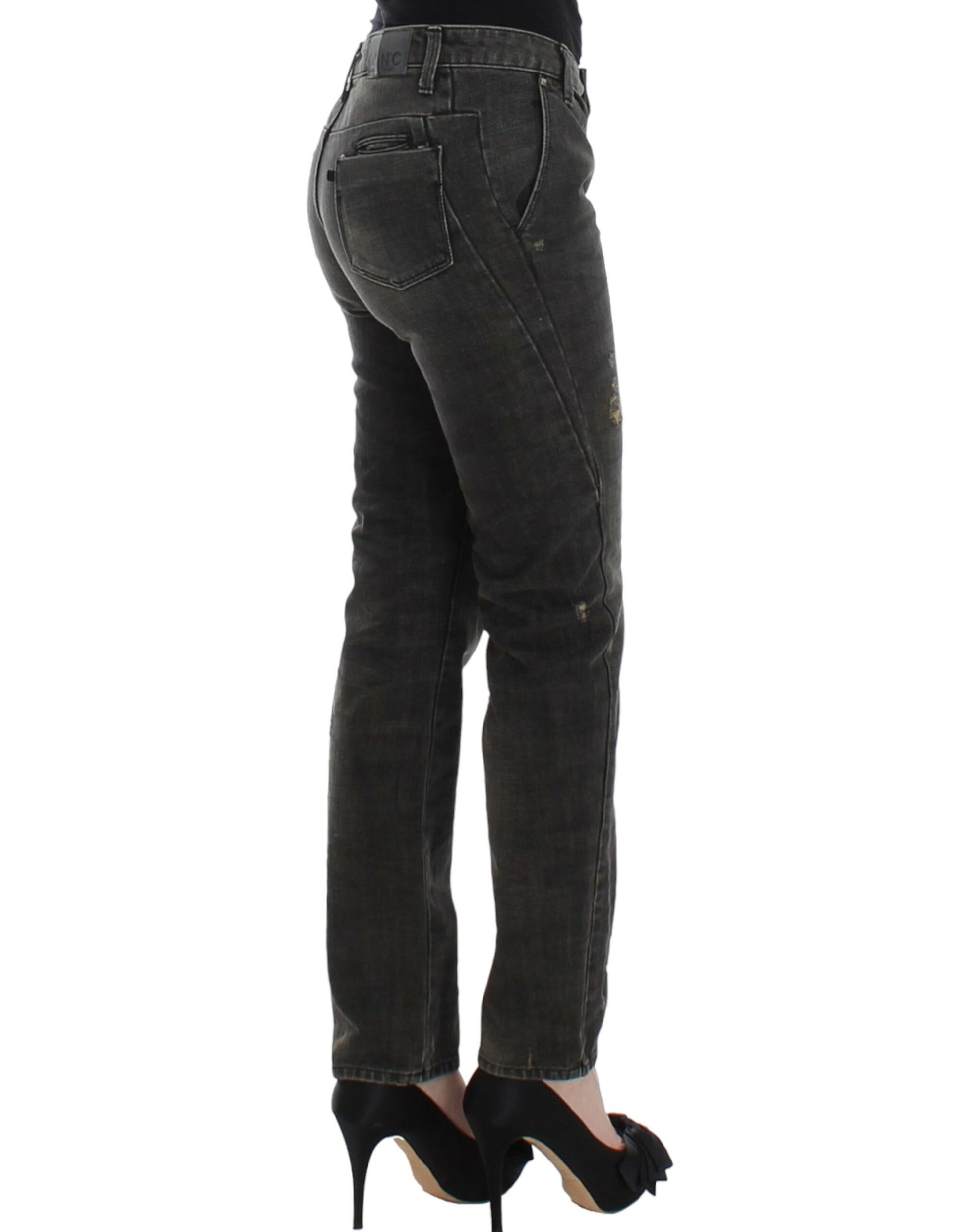 Costume National Gray distressed jeans $552.00 Costume National Luzworld