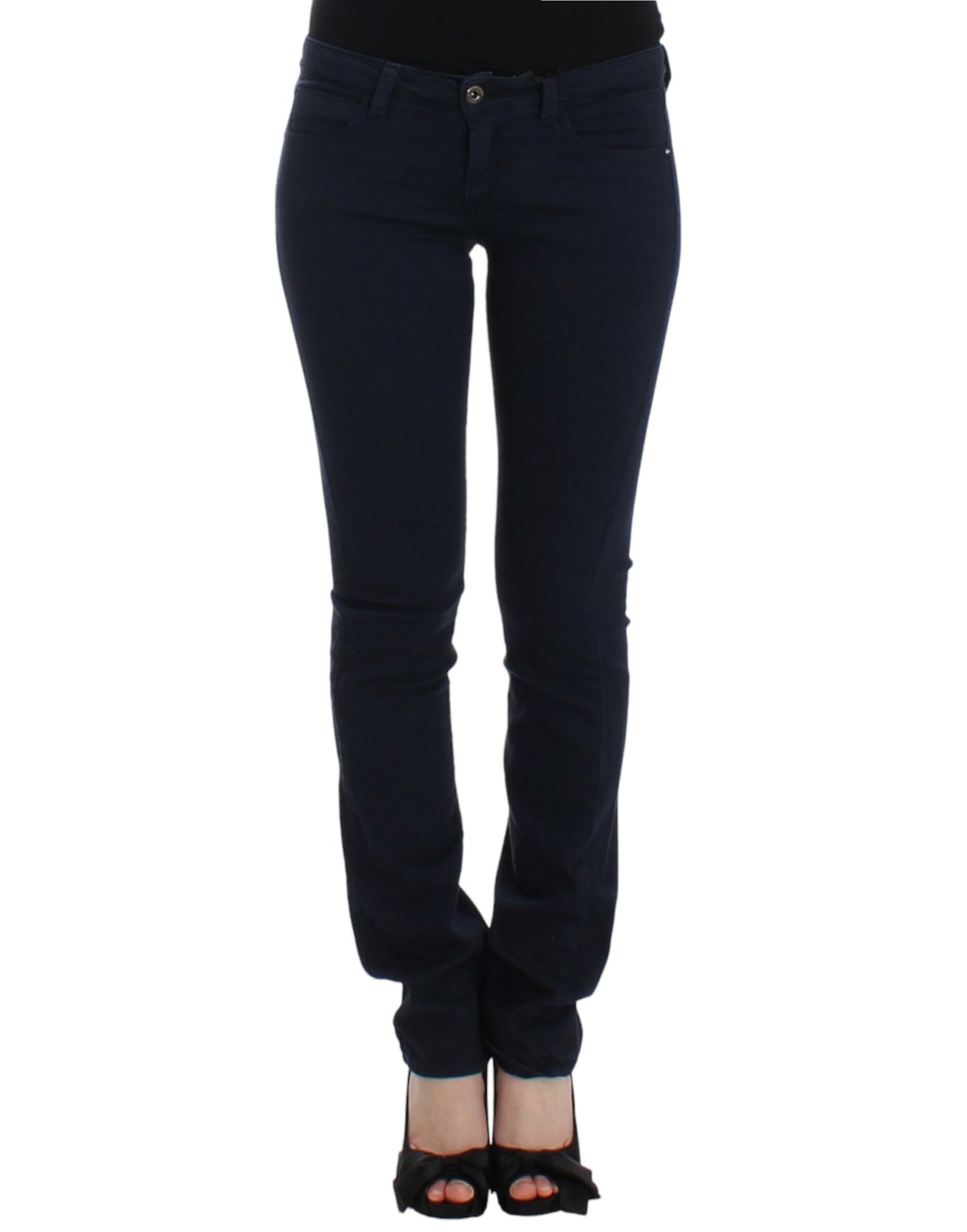 Costume National Blue straight leg jeans $552.00 Costume National Luzworld