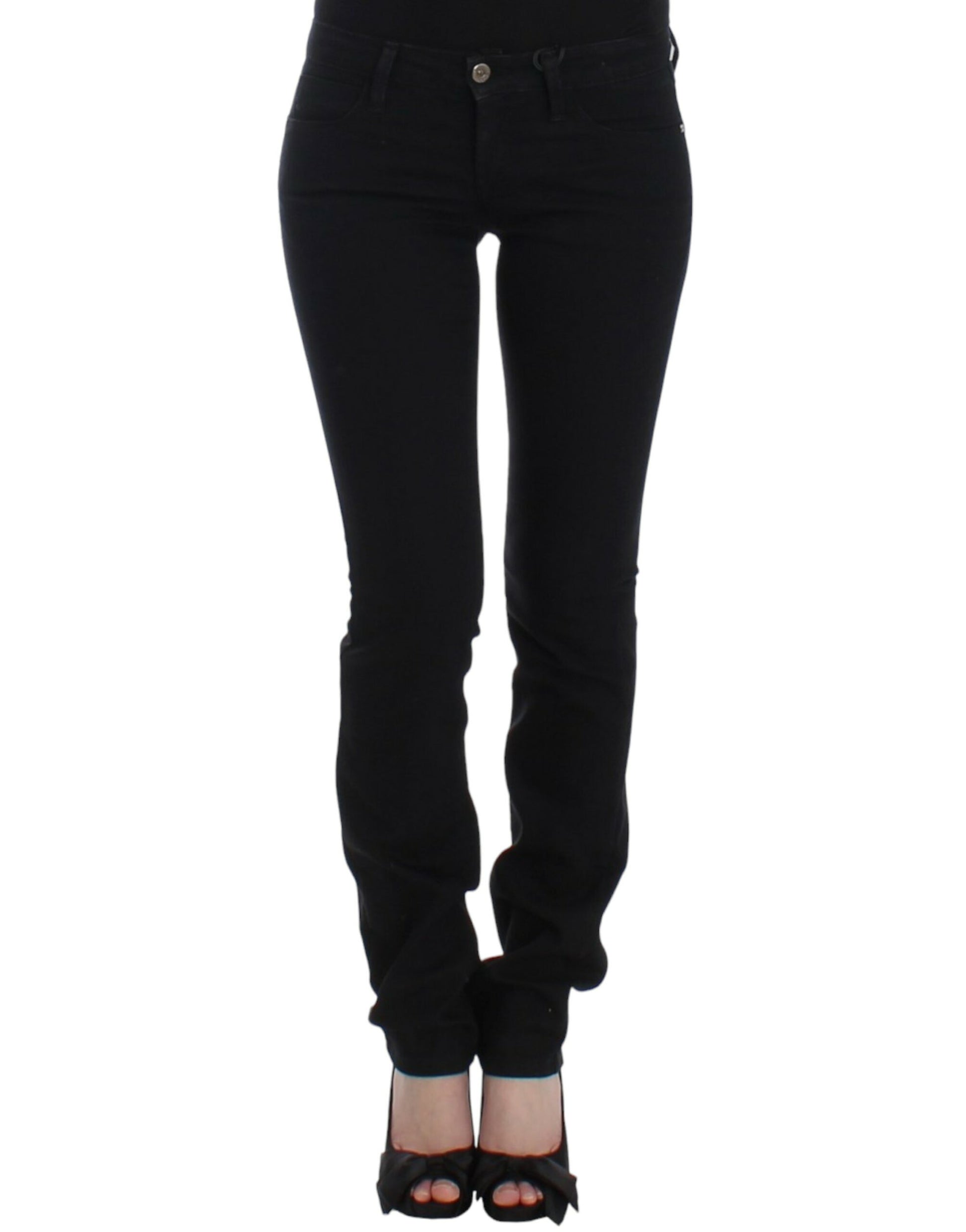 Costume National Black straight leg jeans $564.00 Costume National Luzworld