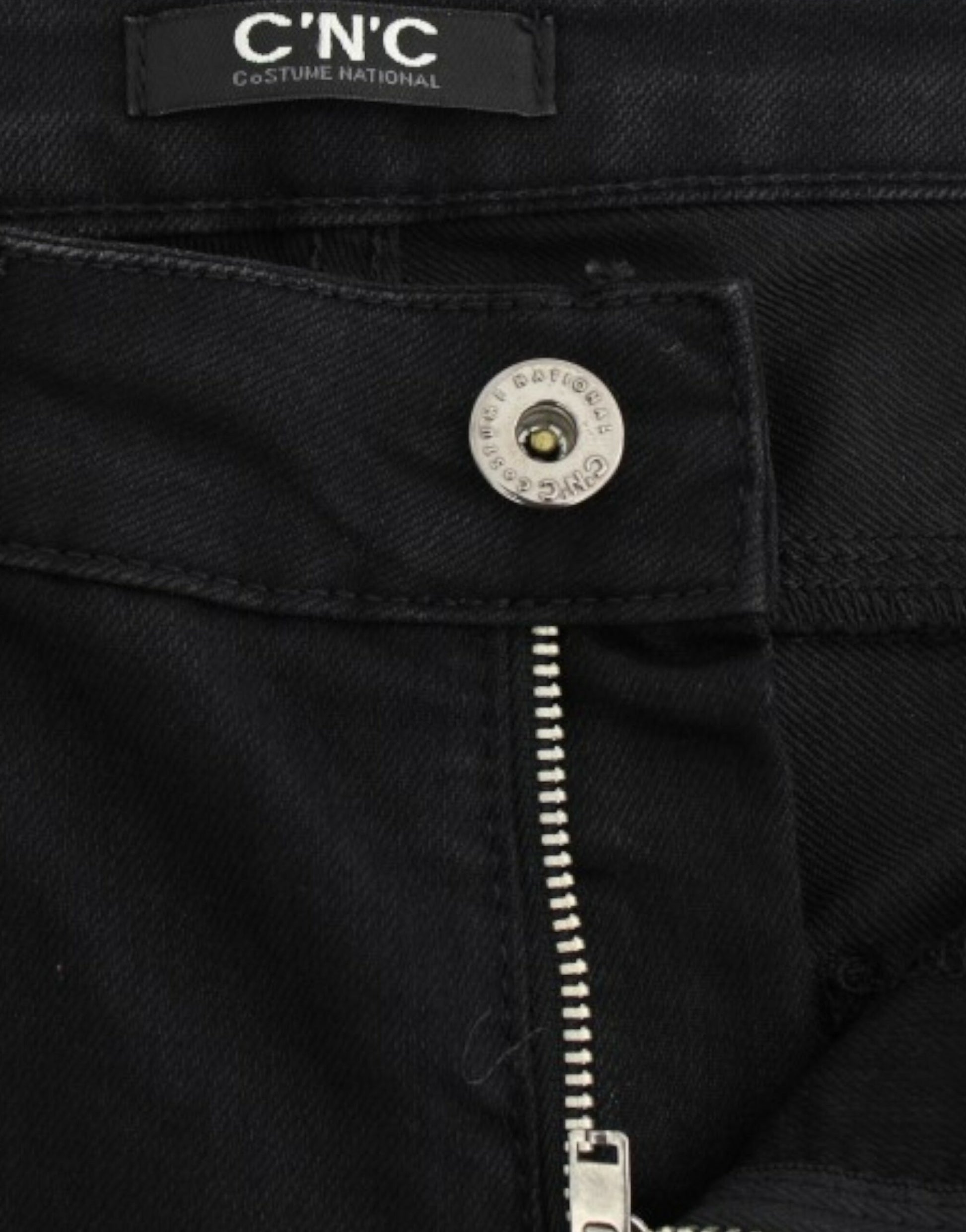 Costume National Black straight leg jeans $564.00 Costume National Luzworld