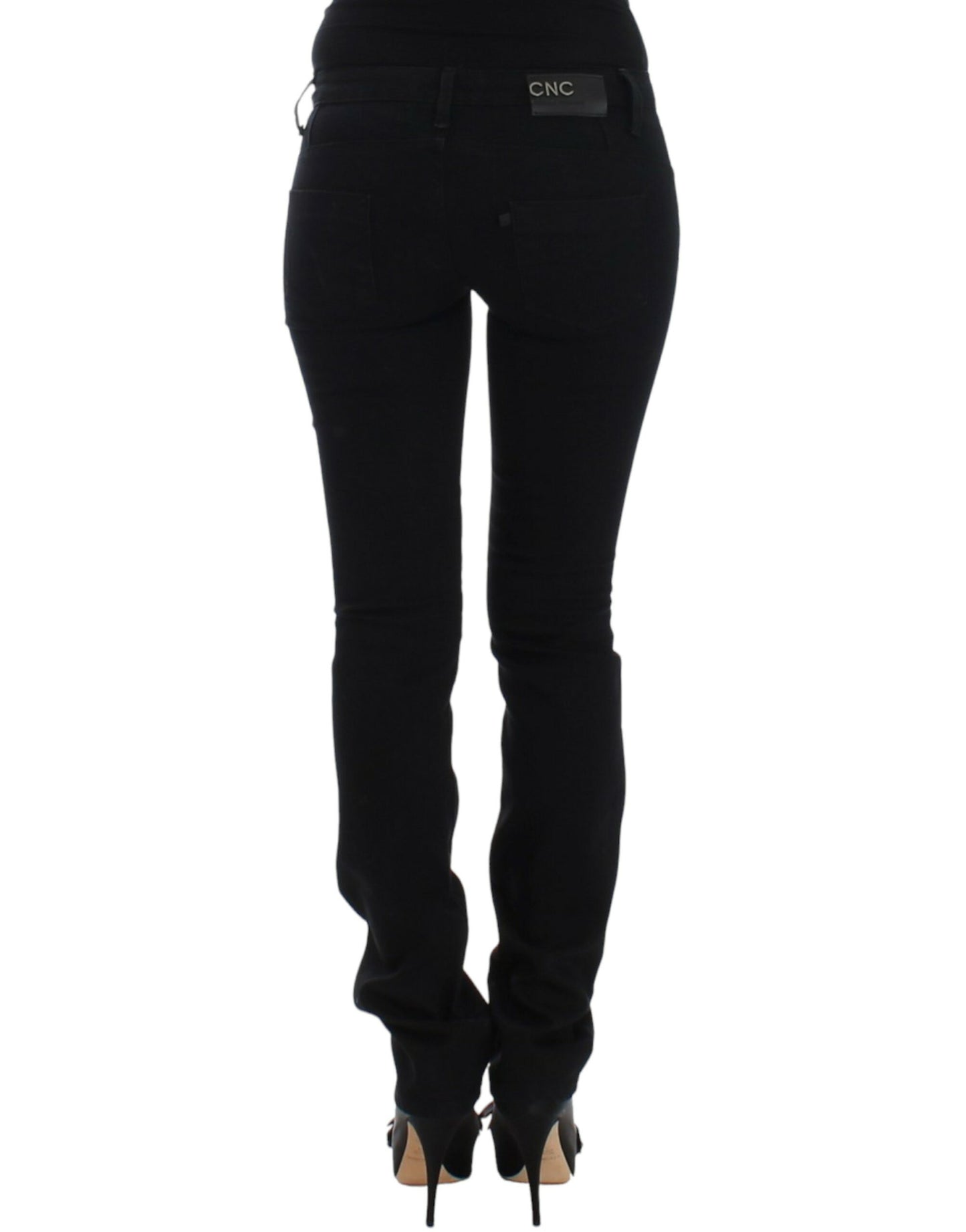 Costume National Black straight leg jeans $564.00 Costume National Luzworld
