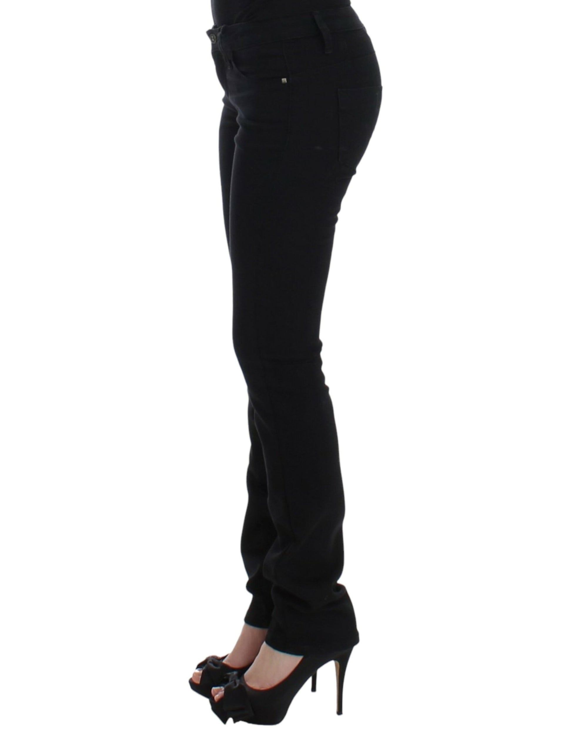 Costume National Black straight leg jeans $564.00 Costume National Luzworld