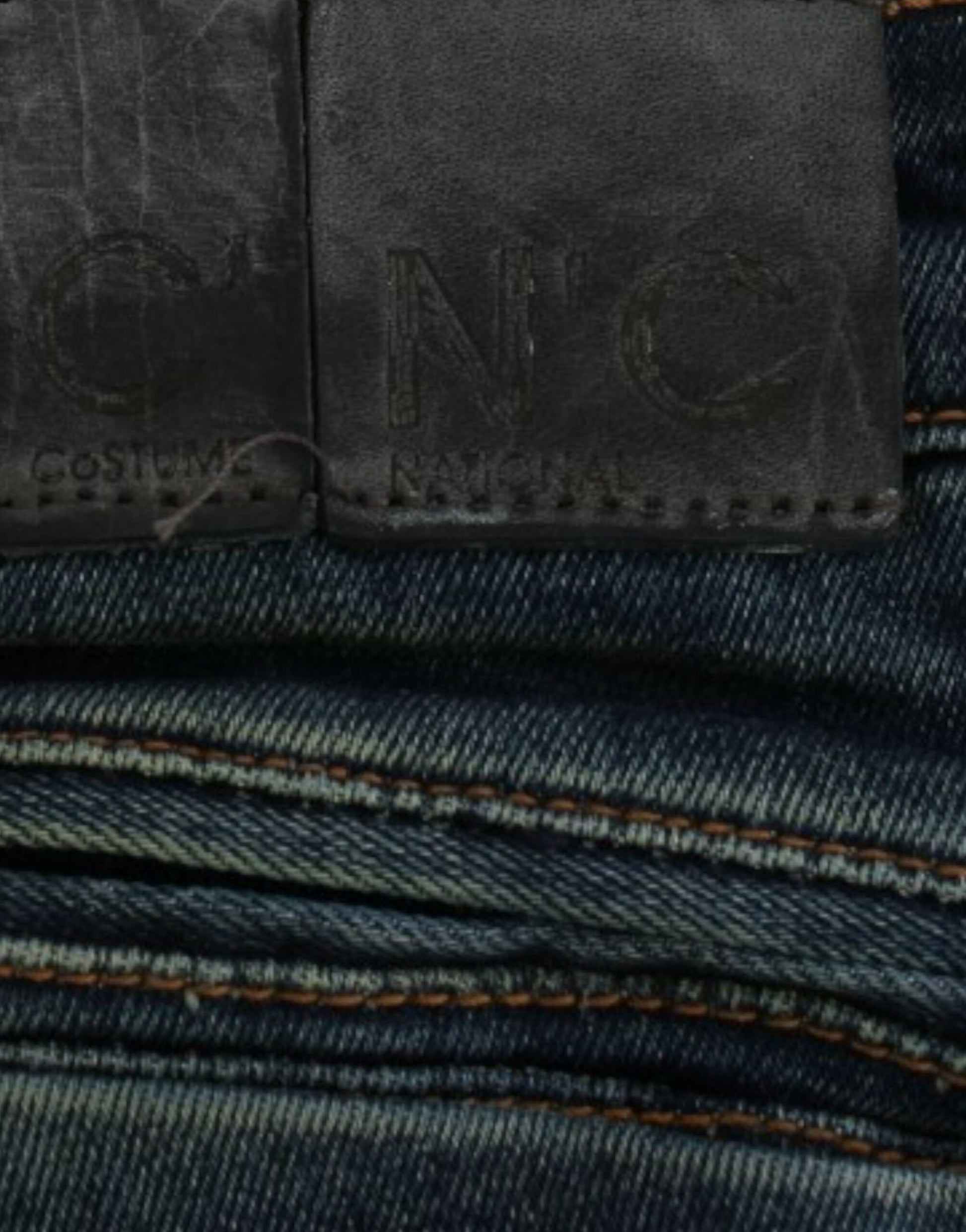 Costume National Blue straight leg jeans $564.00 Costume National Luzworld