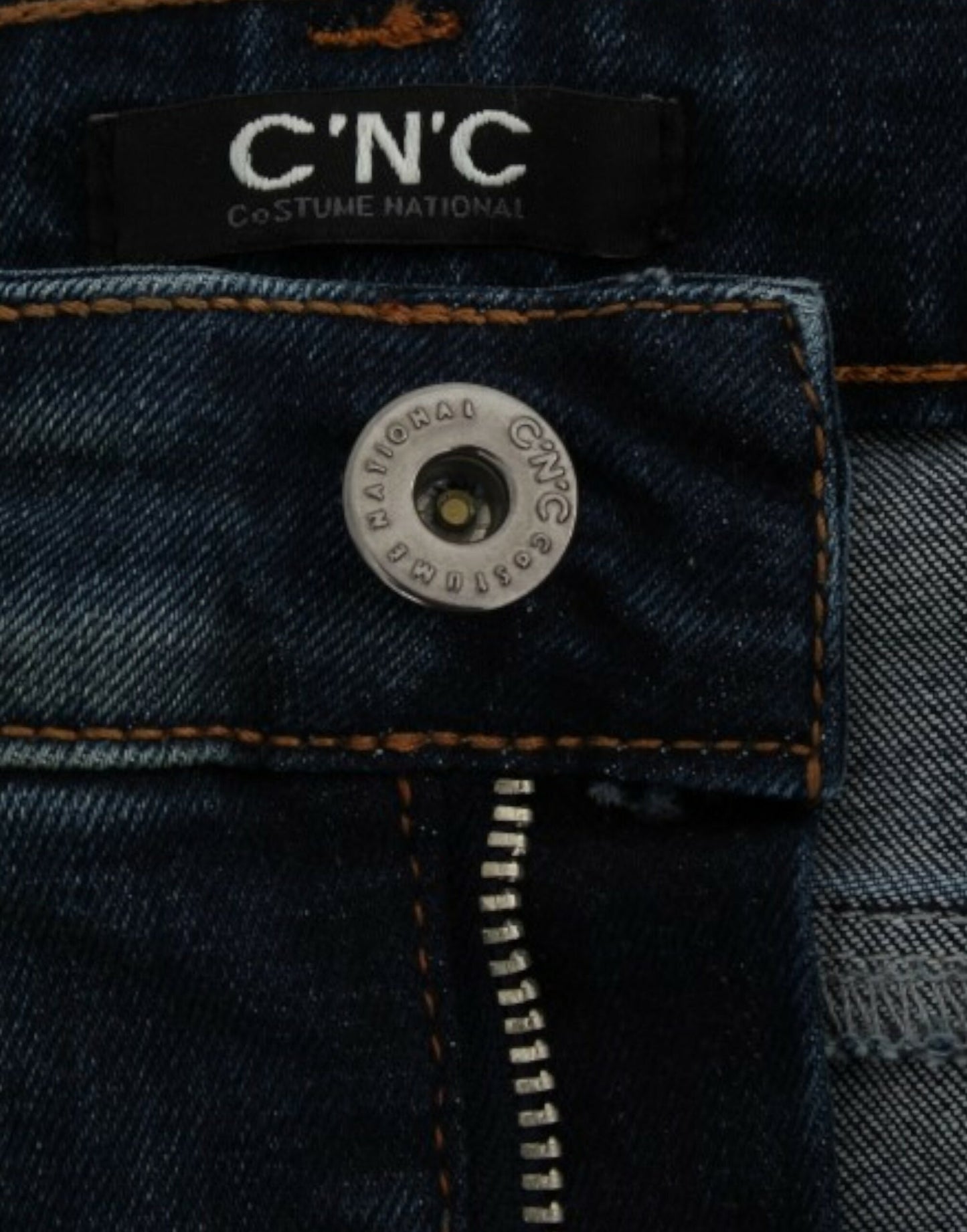 Costume National Blue straight leg jeans $564.00 Costume National Luzworld