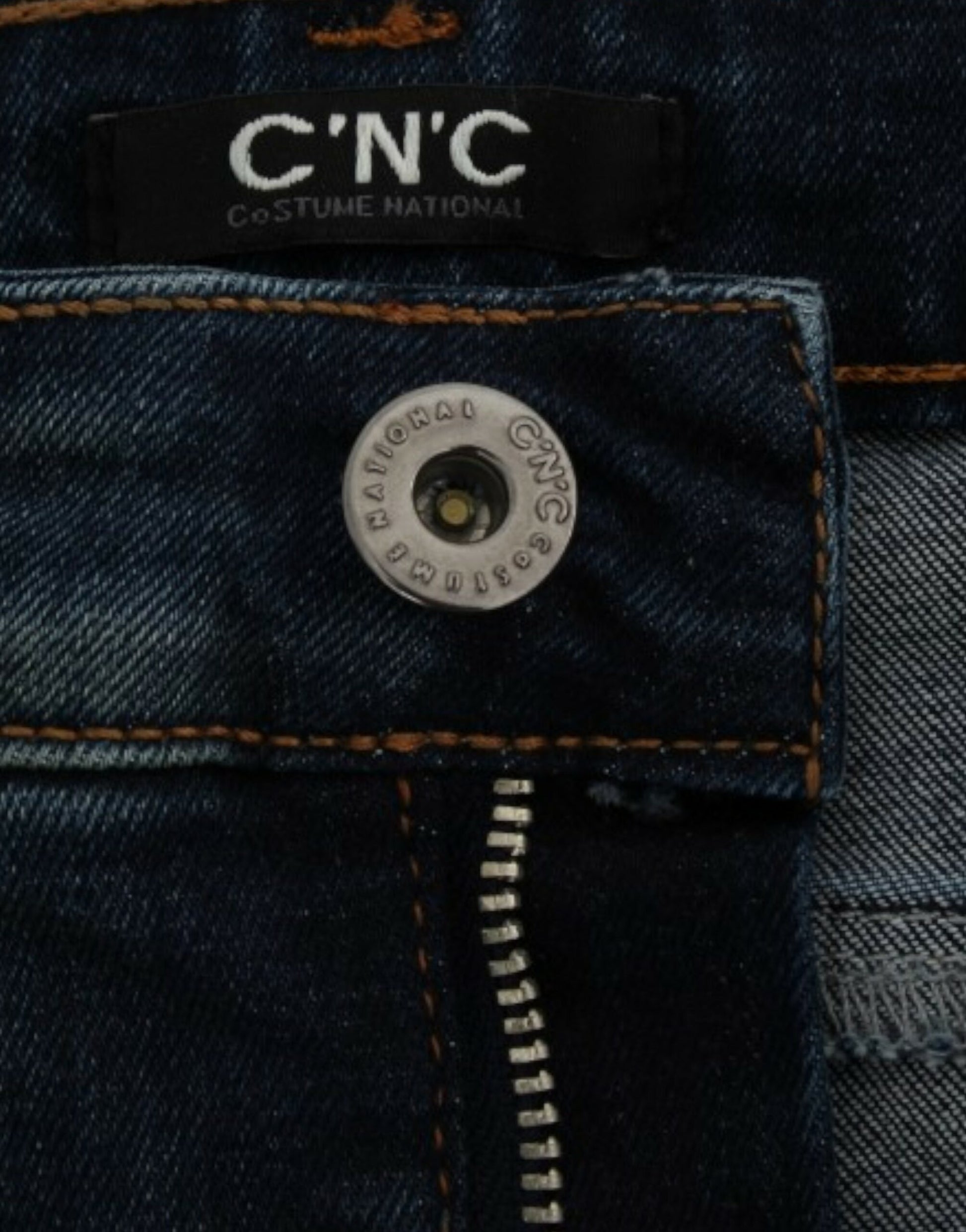 Costume National Blue straight leg jeans $564.00 Costume National Luzworld