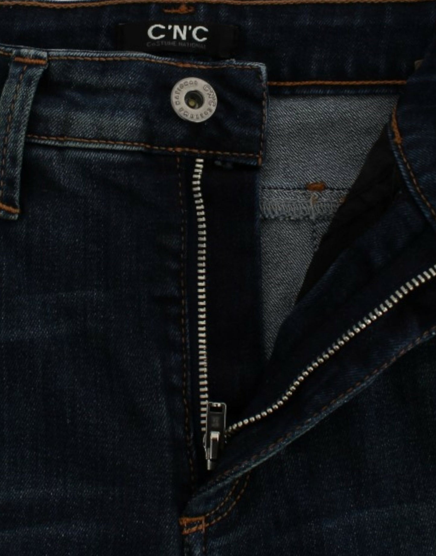 Costume National Blue straight leg jeans $564.00 Costume National Luzworld