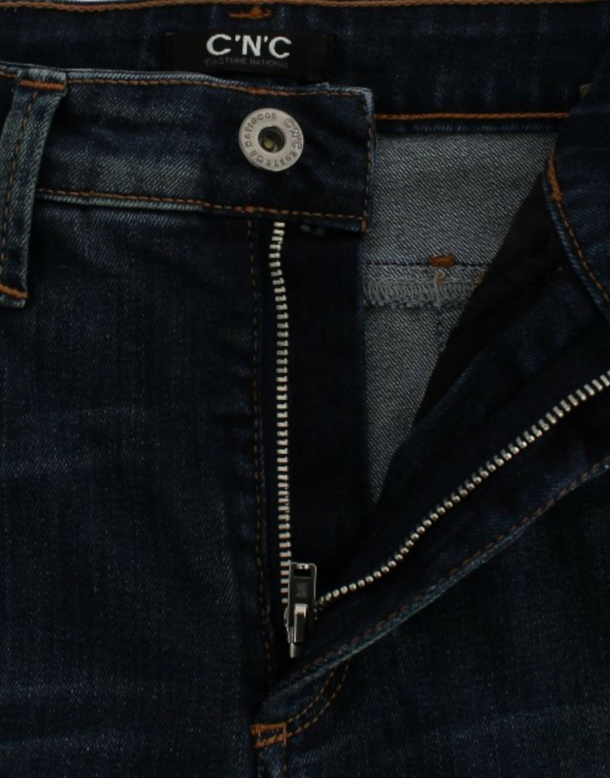 Costume National Blue straight leg jeans $564.00 Costume National Luzworld