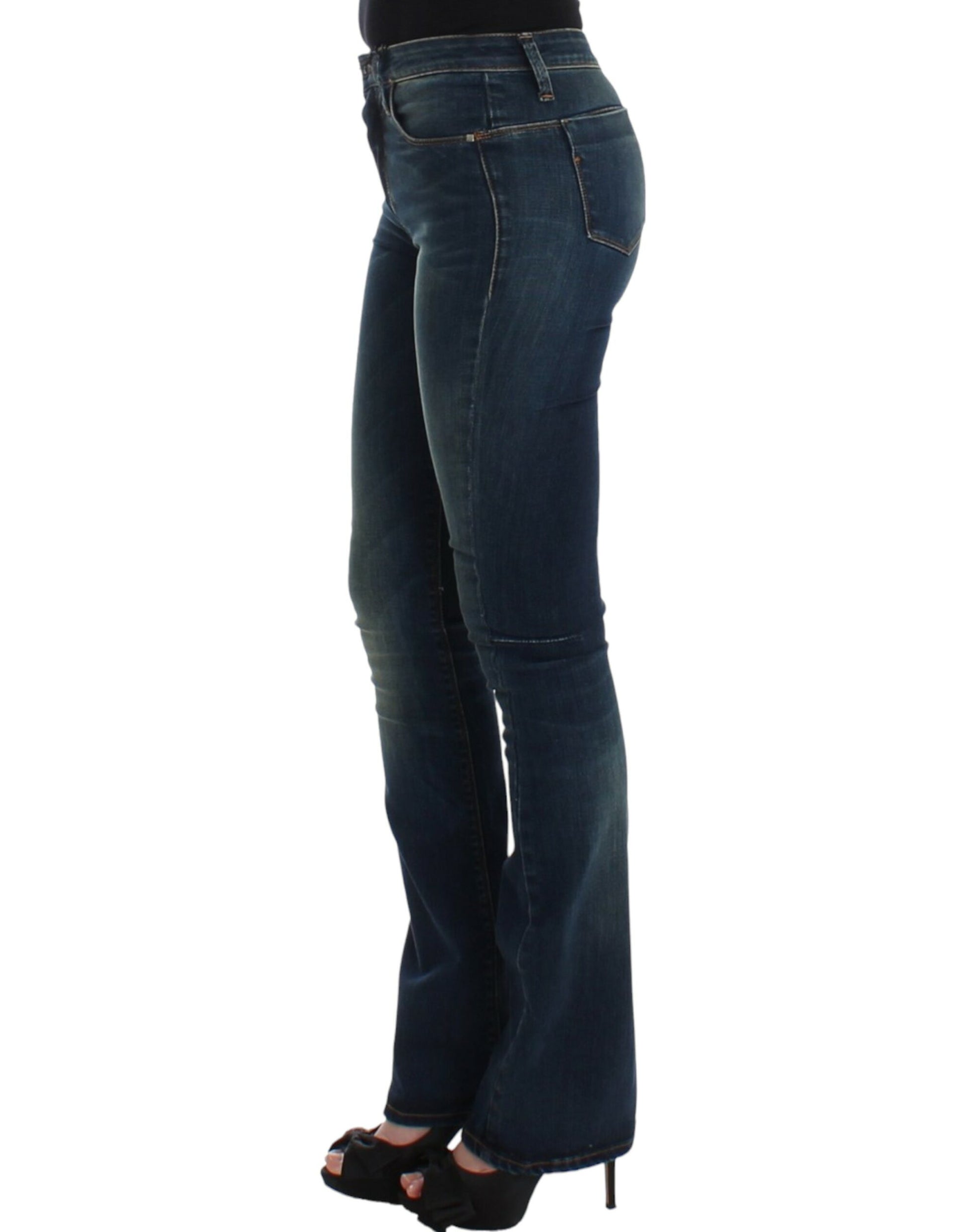 Costume National Blue straight leg jeans $564.00 Costume National Luzworld