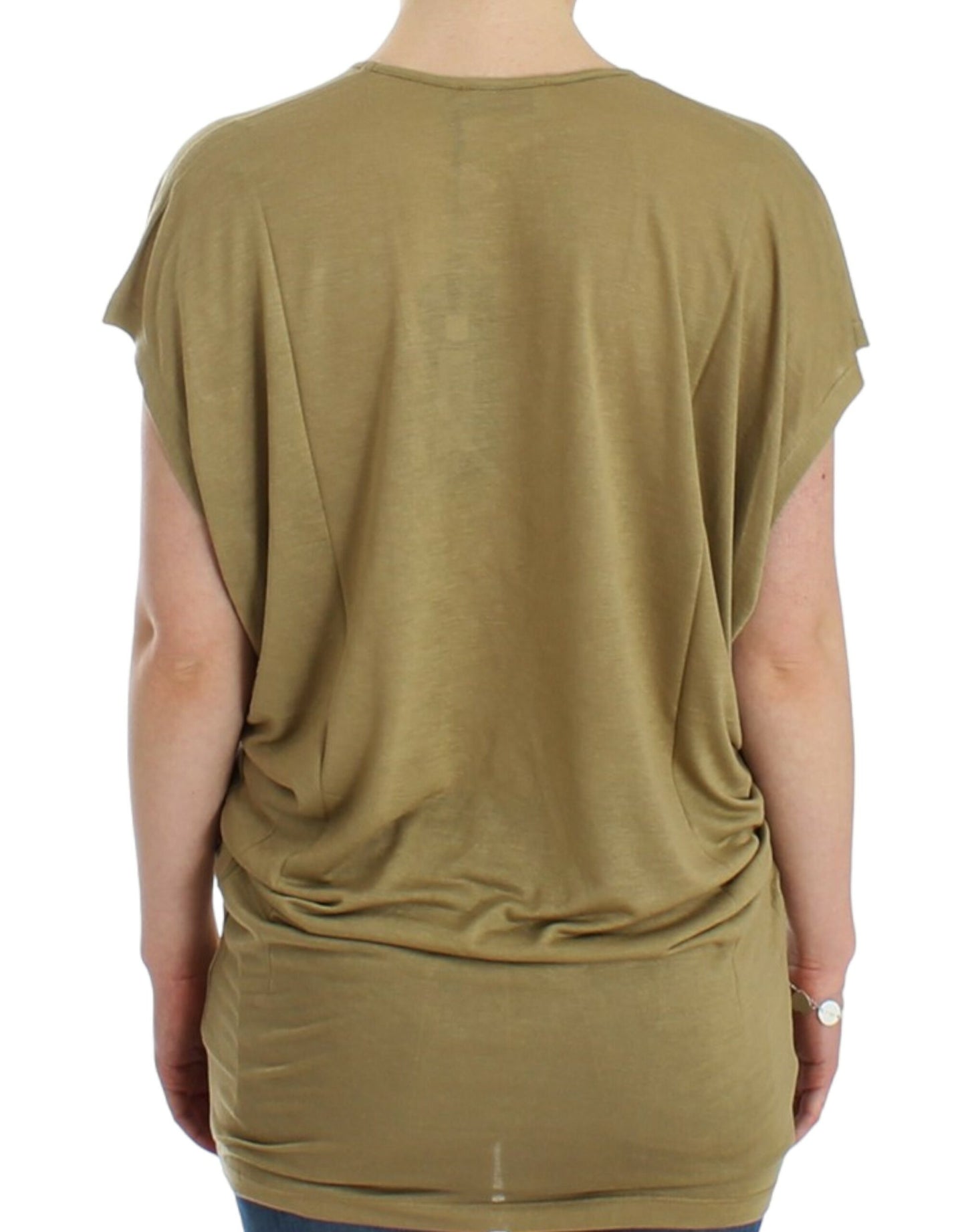 Costume National Green print shortsleeve t-shirt $255.00 Costume National Luzworld