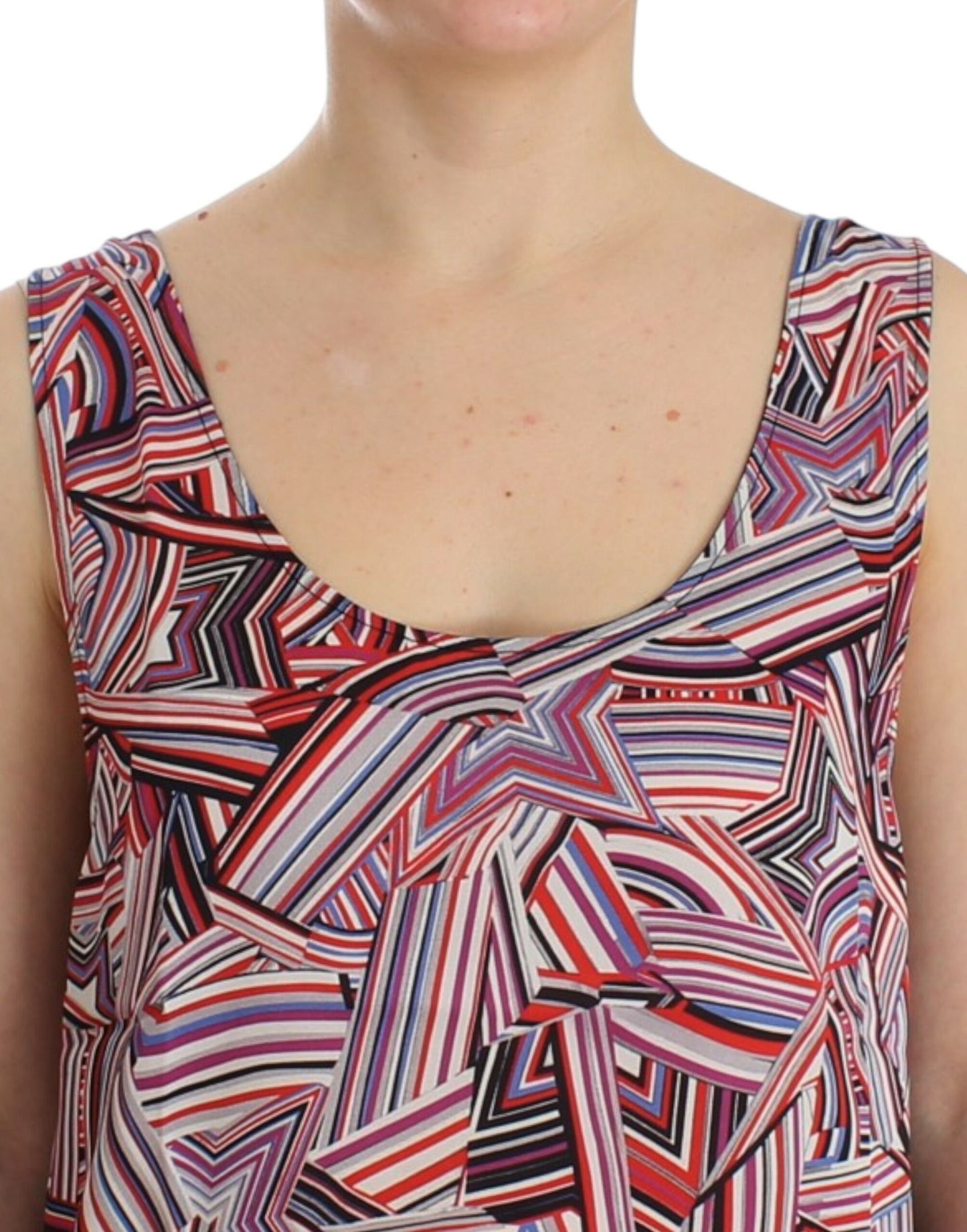 Costume National Multicolor sleeveless top $191.00 Costume National Luzworld