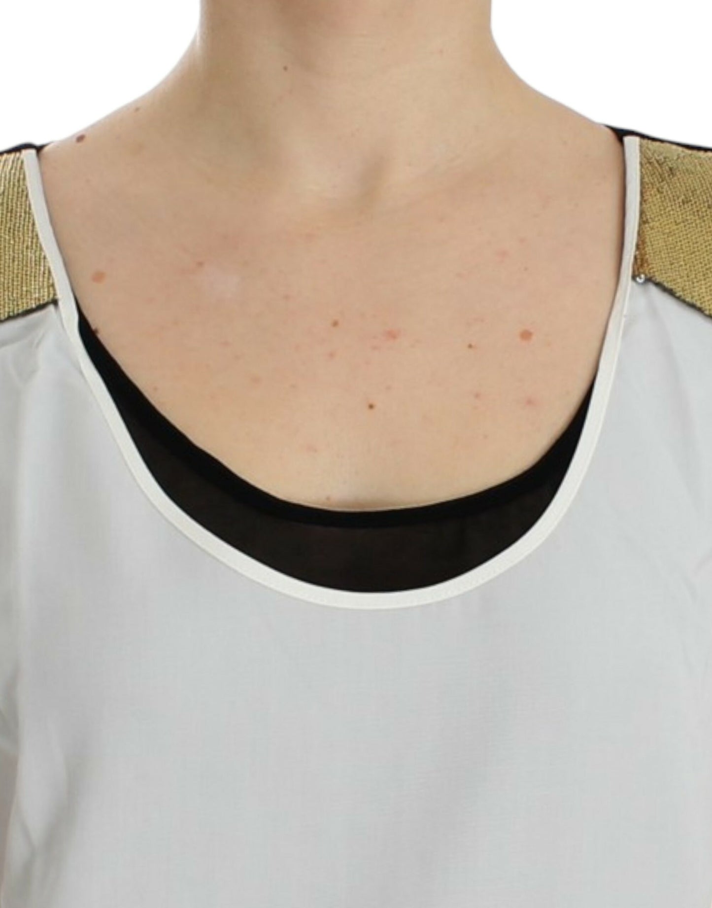 Costume National White sleeveless top $474.00 Costume National Luzworld